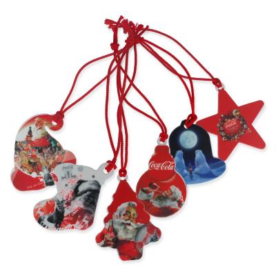 Image of Recycled Set of 6 Christmas Tree Decorations
