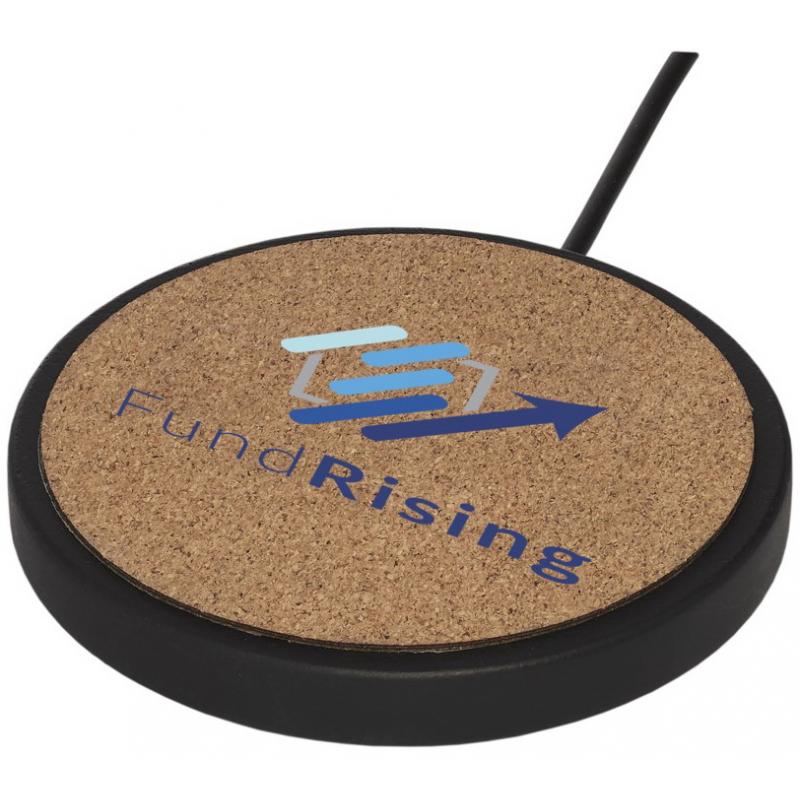 Image of Kivi 10W Limestone/Cork Wireless Charging Pad
