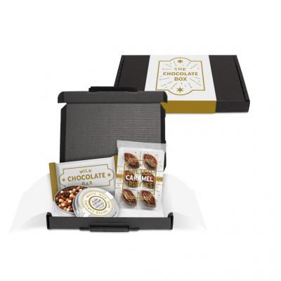 Image of Mini Black Postal Box - Chocolate Edition
