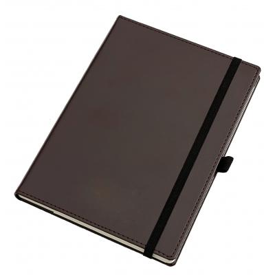 Image of Eco-friendly Coram Vegan Leather A5 Notebook.