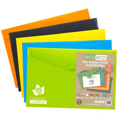 Image of Eco-Eco A4 50% Recycled Press Stud Wallets