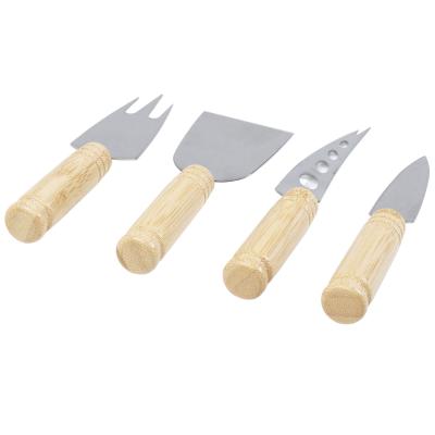 Image of Cheds 4-piece bamboo cheese set